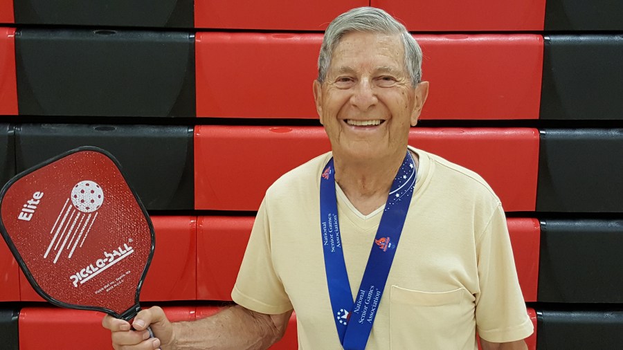 Dick Harrison - 2017 National Senior Games Champion - Singles Mens 90-94
